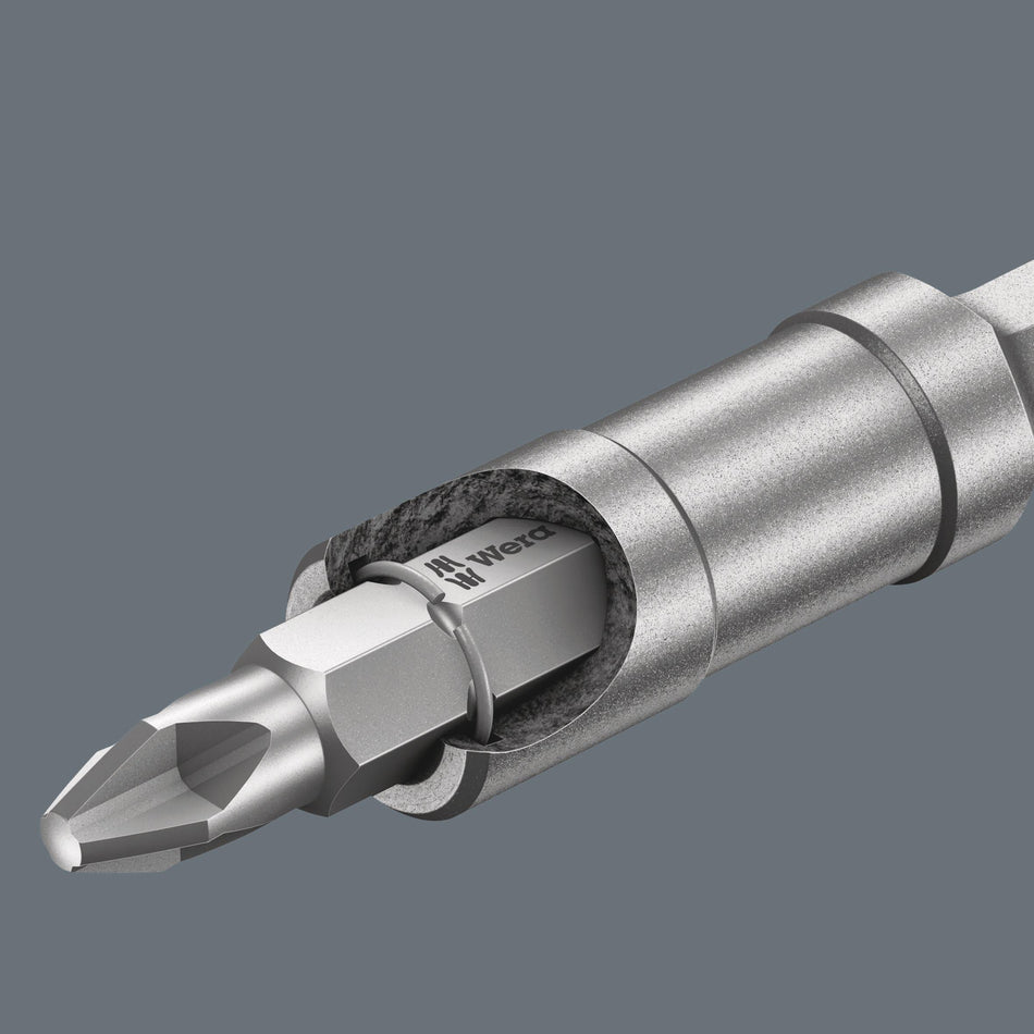 Wera 899/4/1 S Universal Bit Holder with Strong Retaining Ring - 300mm Long - 05160981001