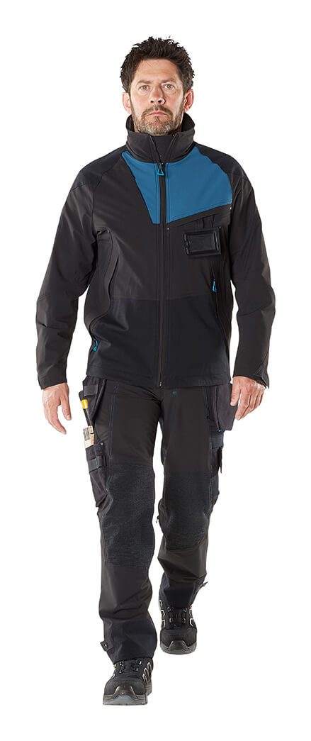 Mascot Advanced 17031-311-010 Work Trousers with Removable Holster Pockets - Black