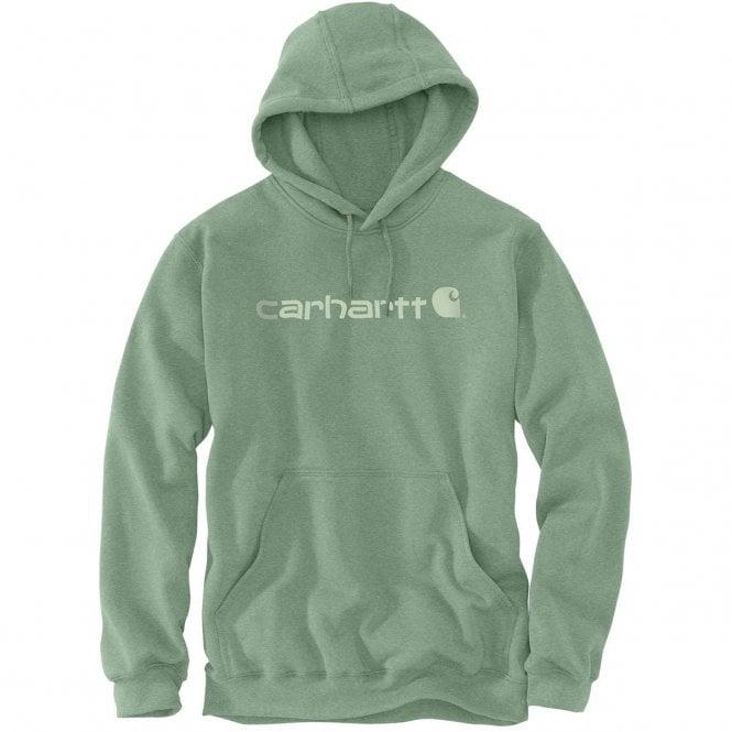 Carhartt Loose Fit Midweight Graphic Hoodie - Loden Frost Heather - TS0074