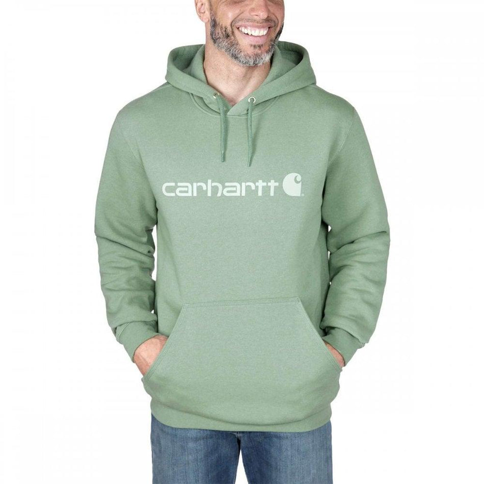 Carhartt Loose Fit Midweight Graphic Hoodie - Loden Frost Heather - TS0074