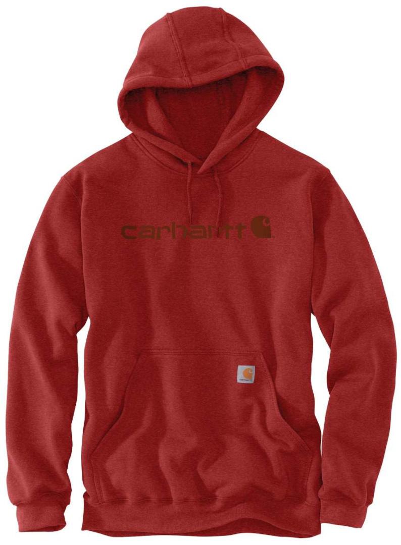 Carhartt LooseFit Mediumweight Graphic Hoodie - Chili Pepper Heather - TS0074