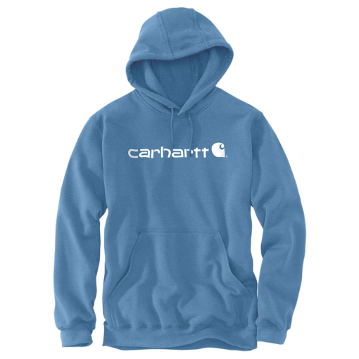 Carhartt LooseFit Mediumweight Graphic Hoodie – Blue Lagoon Heather – TS0074