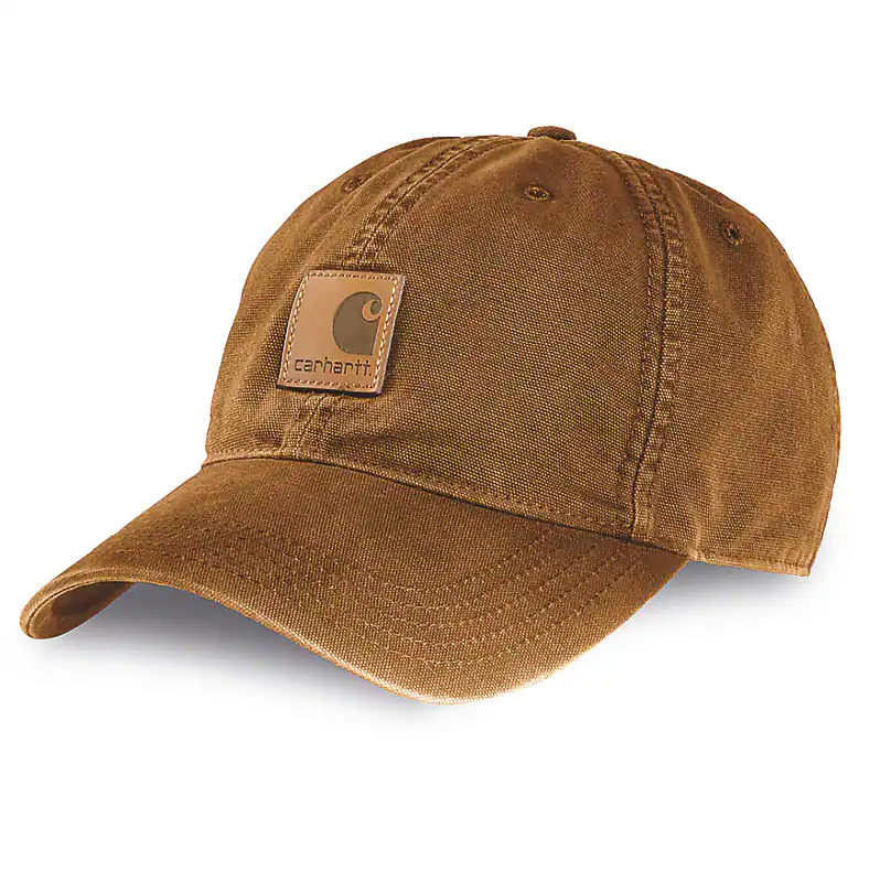 Carhartt 100289 Odessa Canvas Cap - Carhartt Brown