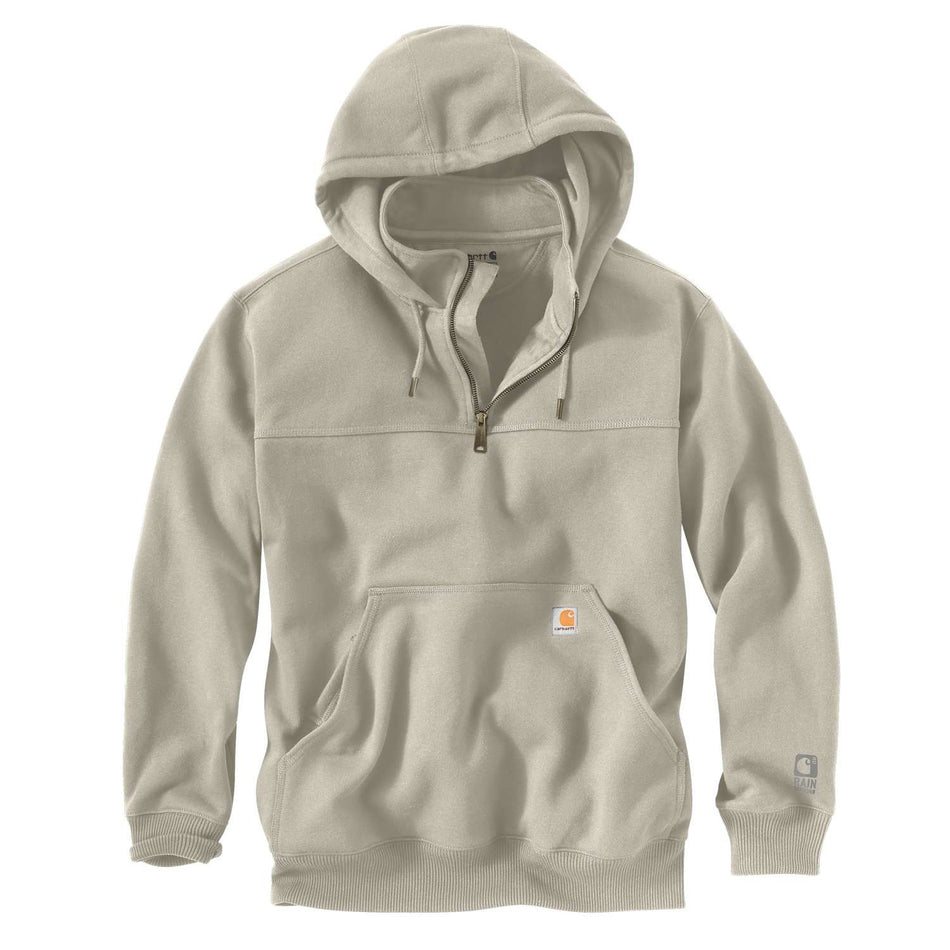 Carhartt 100617 Paxton Rain Defender Heavyweight Quarter Zip Hoodie - Cobblestone