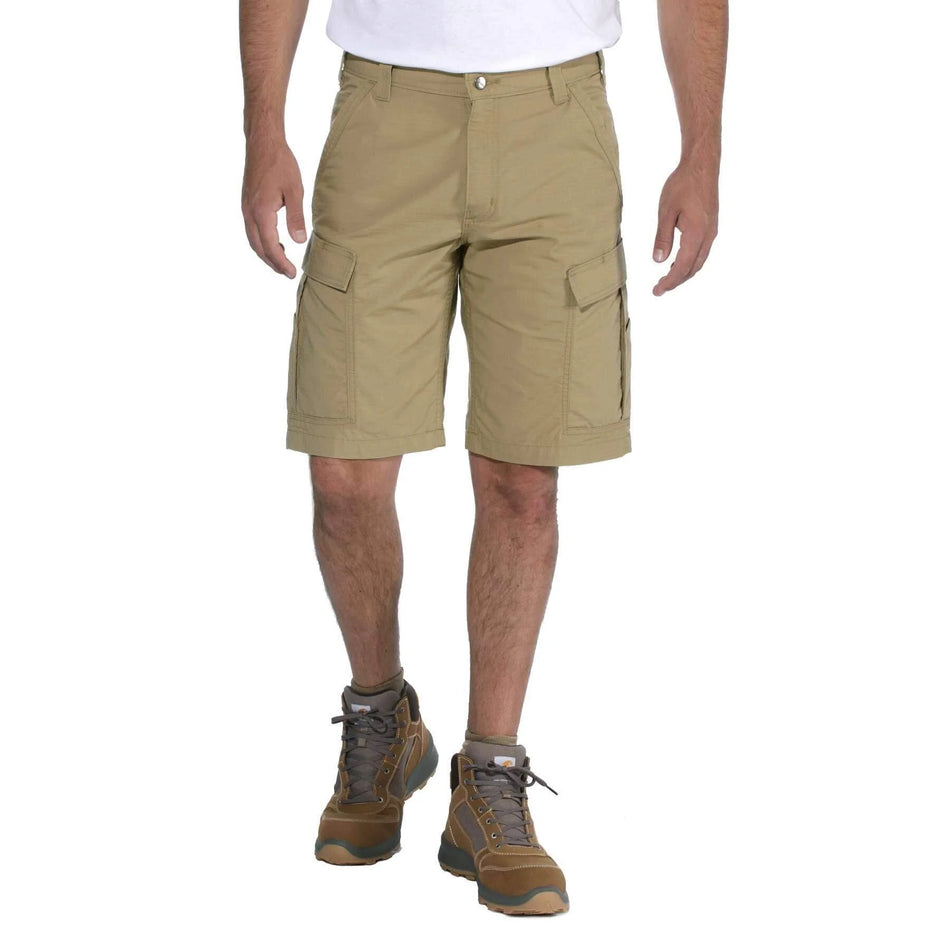 Carhartt 40" Force Relaxed Fit Ripstop Cargo Work Shorts - Dark Khaki - 103543
