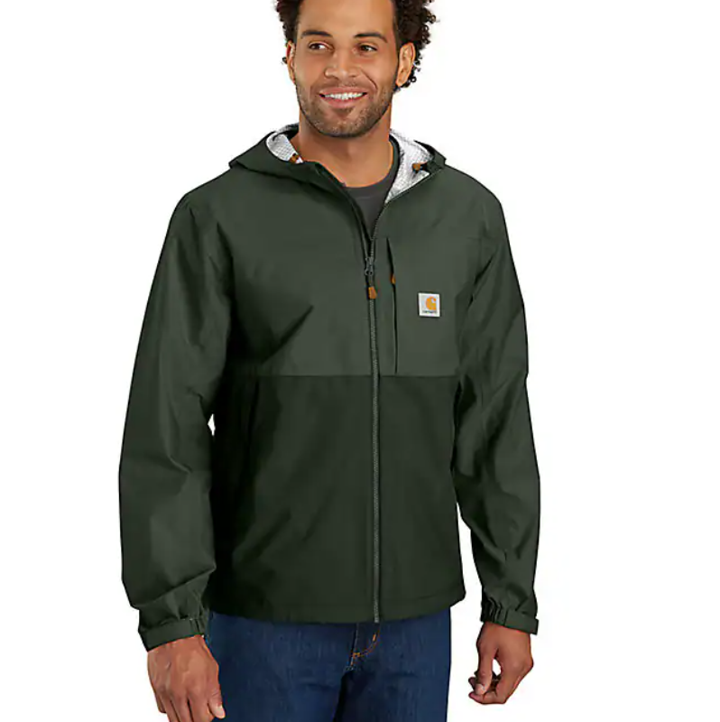Carhartt 105751 Monterey Rain Defender™ Waterproof Jacket - Forestry Green/Dark Forestry Green