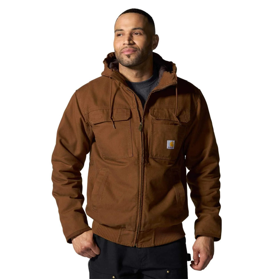 Carhartt Bartlett Washed Duck Active Jacket Loose Fit Jacket 106980 - Red Duck