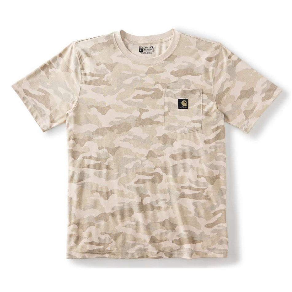 Carhartt Irvine Relaxed Camo T-Shirt - Fossil Tan Camo