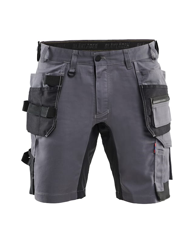 Blaklader Craftsman Shorts Stretch with FREE Two Pack Boxers - Mid Grey - 1752 Waist 32" (C46)