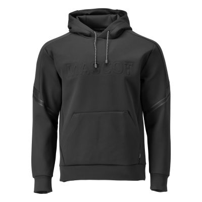 Mascot Customized Fleece Hoodie Modern fit - Water-Repellent - Black - 22186-608-09