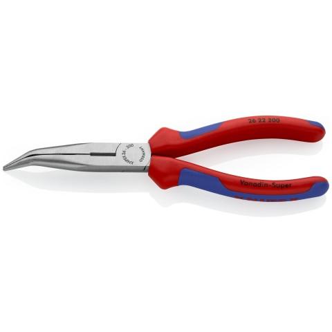 Knipex Snipe Nose 40° Angled Side Cutting Pliers 200mm - 26 22 200