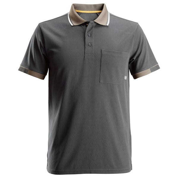 Snickers AllroundWork 37.5® Short Sleeve Polo Shirt - Steel Grey - 2724