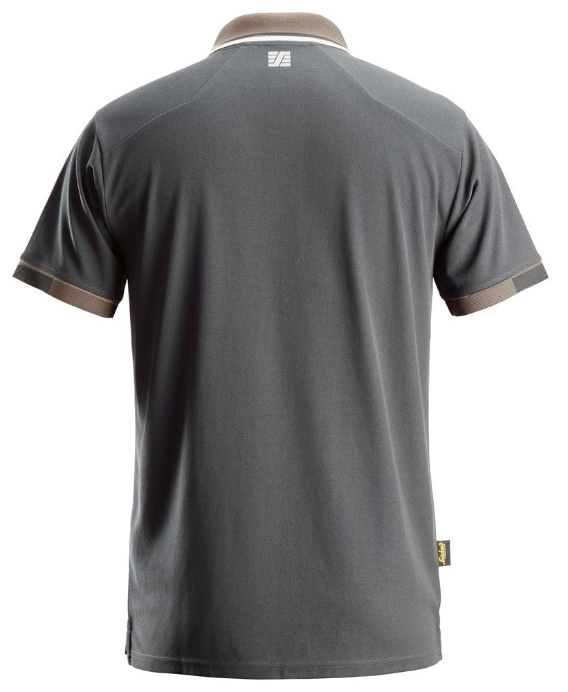 Snickers AllroundWork 37.5® Short Sleeve Polo Shirt - Steel Grey - 2724