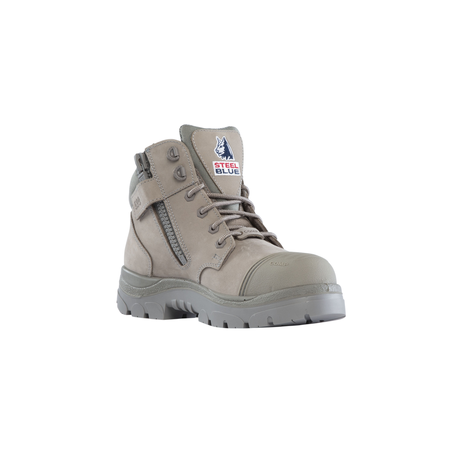 *Pre-Order* Steel Blue Parkes Zip Composite S3 Granite Boot - Granite