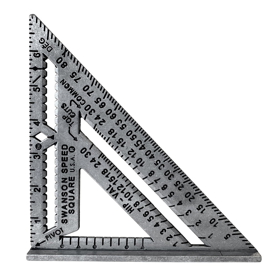 Swanson 7" Speed Square Pro with Folding Speed Knife
