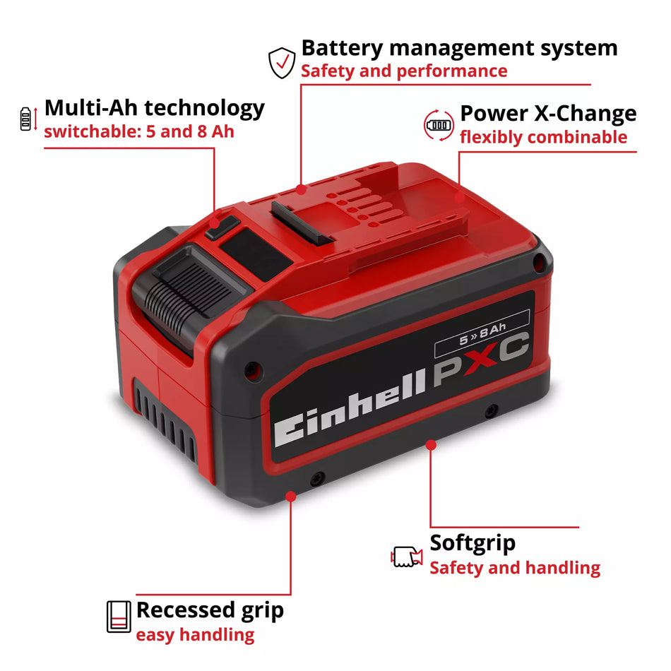 Einhell 18V 5-8Ah PXC-Plus Battery