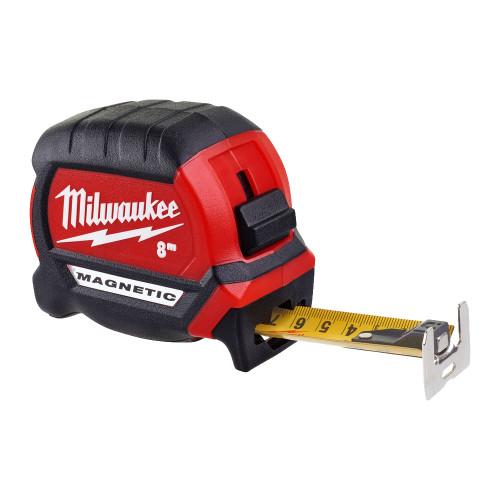Milwaukee Gen 3 Professional 8M Magnetic Tape Measure - 4932464600
