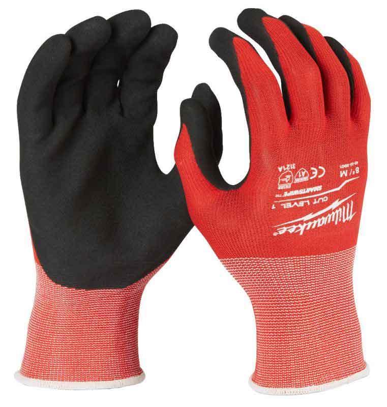 Milwaukee Cut Level 1 Gloves for Builders & Tradesmen - 49324714