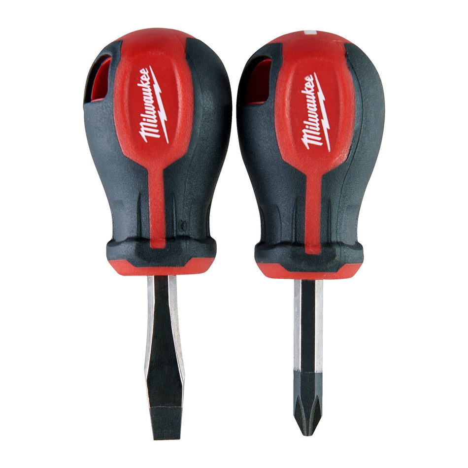 Milwaukee Tri-Lobe Stubby Screwdriver Set 2pc - 4932471810