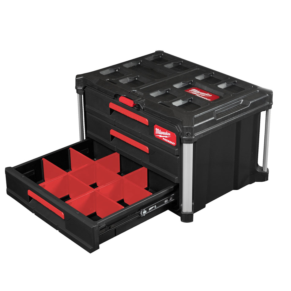Milwaukee Packout 3 Drawer Toolbox - 4932472130