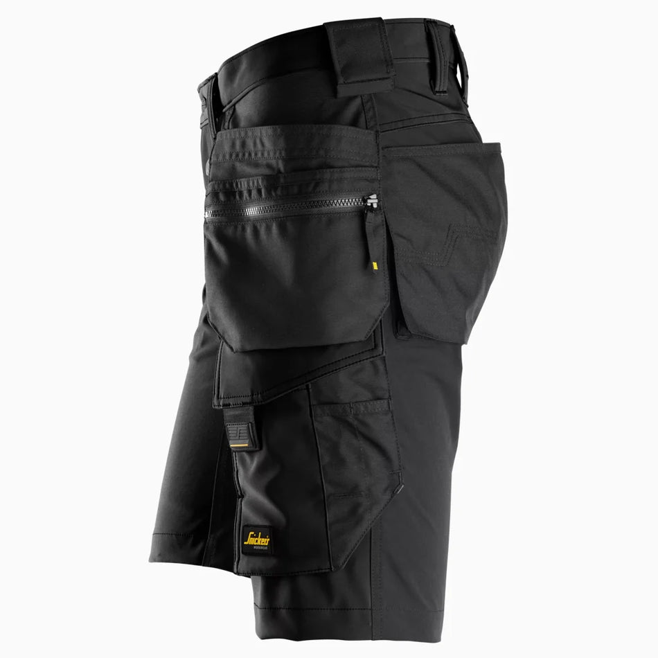 Snickers 4-Way Stretch Shorts Holster Pockets - Black - 6175