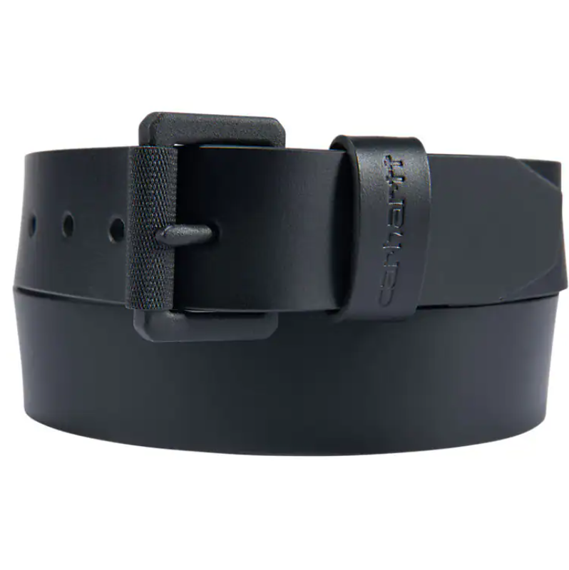 Carhartt Leather Roller Buckle Belt - Black