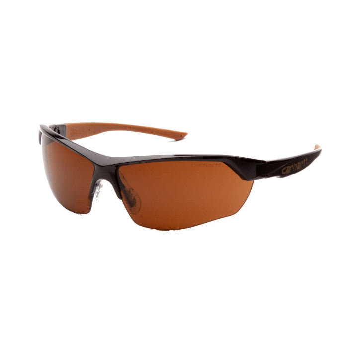 Carhartt Half Ratcheting Temple Safety Glasses - Bronze