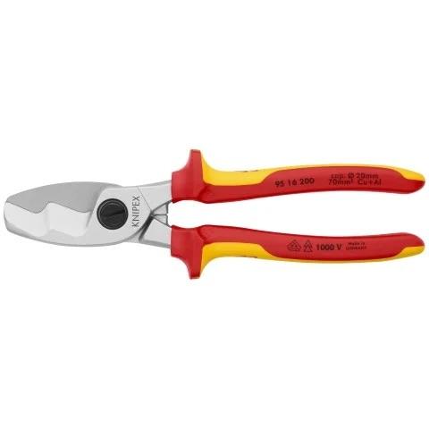 Knipex VDE Cable Shears 1000V Insulated - 95 16 200