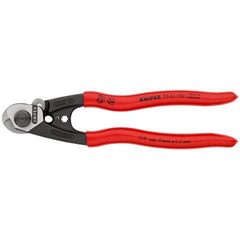 KNIPEX Wire Rope Cutter Forged 190mm - 95 61 190