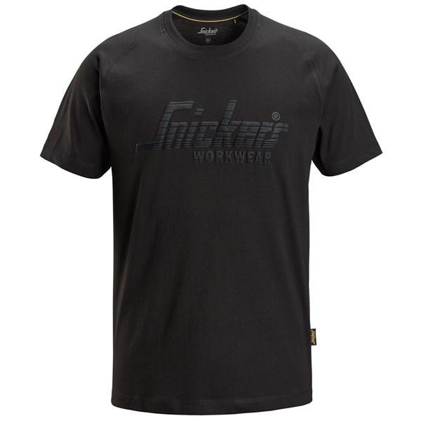 Snickers Logo T-Shirt - Black - 2590