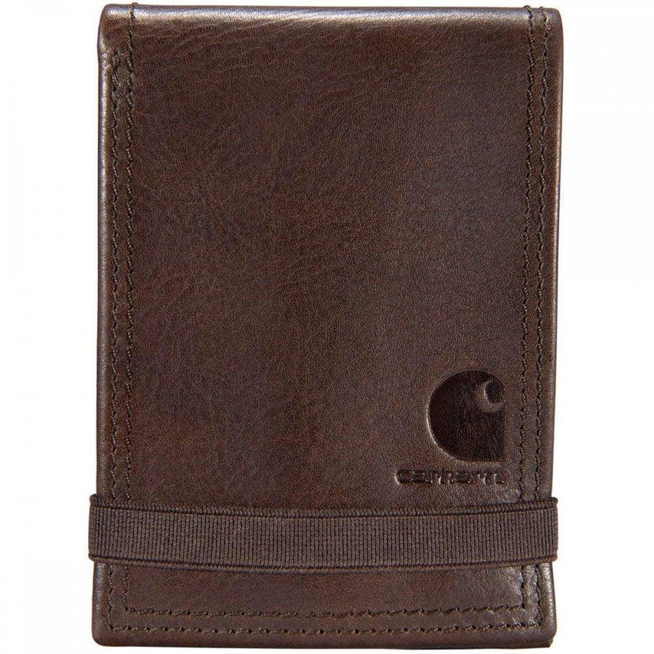 Carhartt Milled Leather Front Pocket Wallet - Brown
