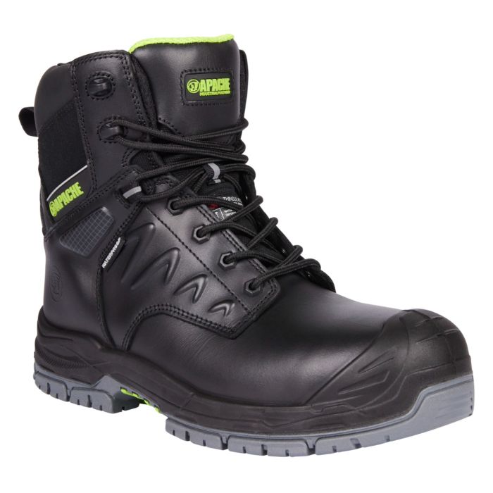 Apache Chilliwack Waterproof Black Zip Boot
