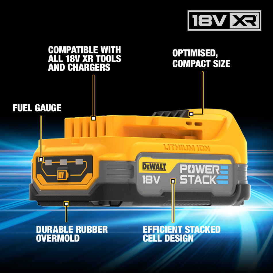 DeWALT Powerstack 18V XR Compact Battery - DCBP034-XJ