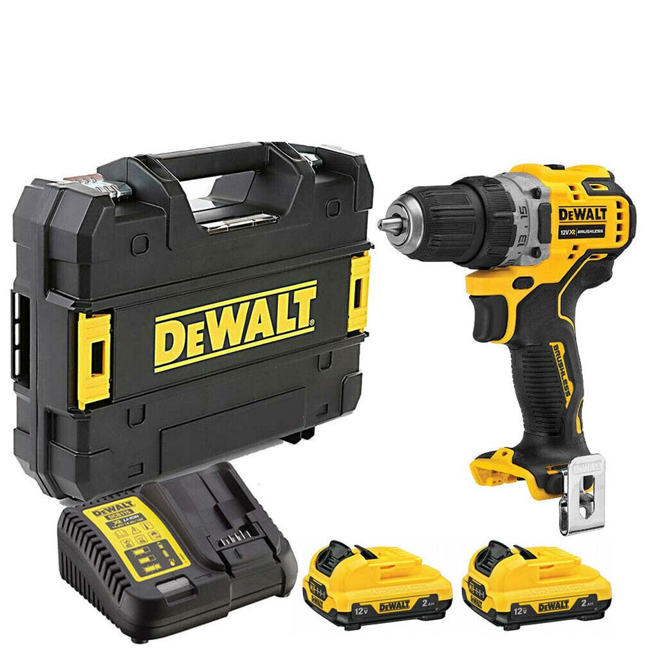 DeWALT 12v XR Sub-Compact Drill Driver - 2 x 3Ah - DCD701D2-GB