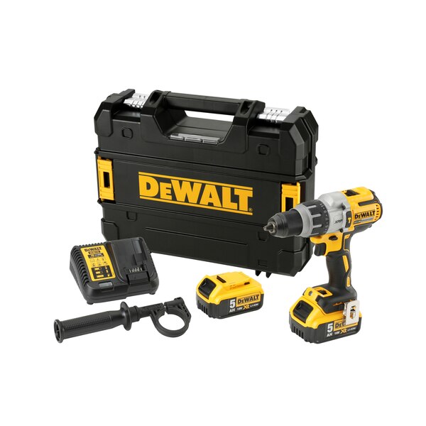 DeWALT 18V XR Brushless Premium Hammer Drill Driver - 2 x 5.0Ah - DCD996P2-GB