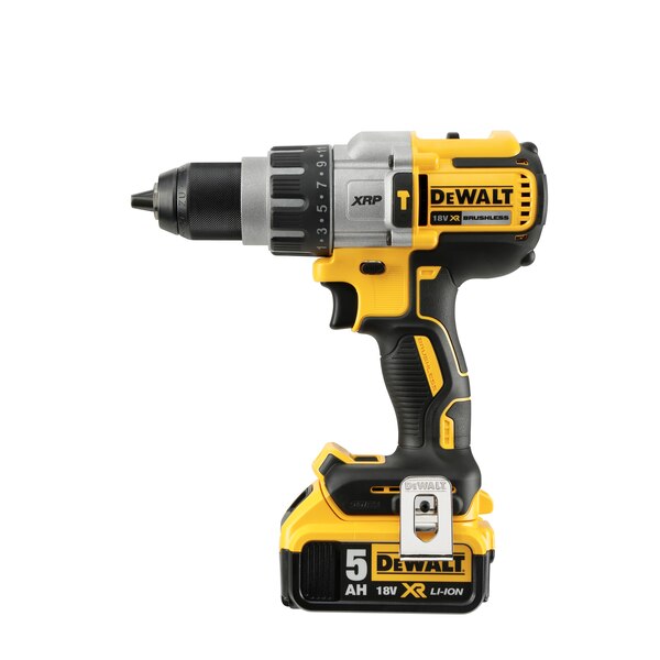 DeWALT 18V XR Brushless Premium Hammer Drill Driver - 2 x 5.0Ah - DCD996P2-GB