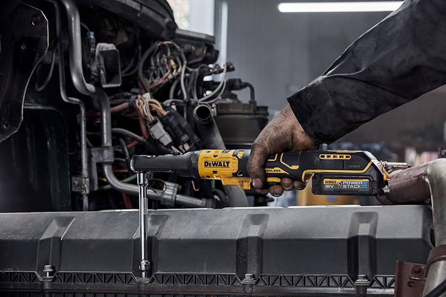 DeWALT 18v XR Brushless Sealed Head Ratchet - 1/2" & 3/8" - Bare Unit - DCF510N-XJ
