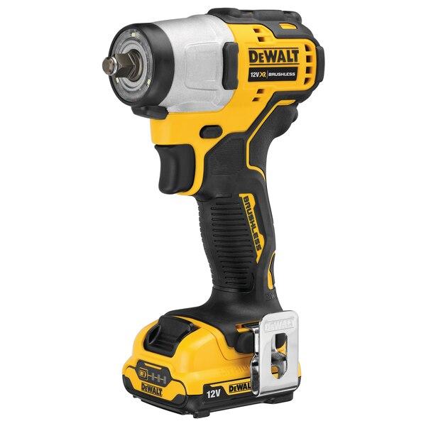 DeWALT 12V XR Brushless Sub-Compact 3/8" Impact Wrench - 2 x 2Ah - DCF902D2-GB