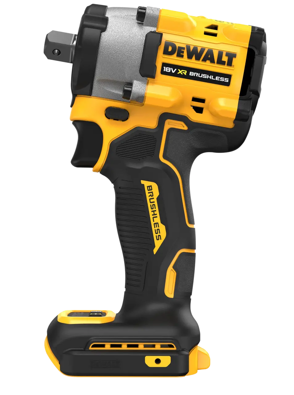 DeWALT 18V XR® Brushless 1/2" Detent Pin Compact Impact Wrench - Bare Unit - DCF922N