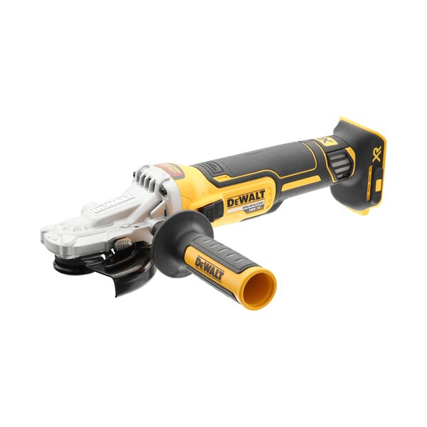 DeWALT 18v XR Brushless 125mm Flat Head Angle Grinder - Bare Unit - DCG405FN-XJ
