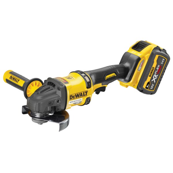DeWALT 54V XR FLEXVOLT High Power 125mm Angle Grinder - 2 x 6Ah - DCG418T2-GB