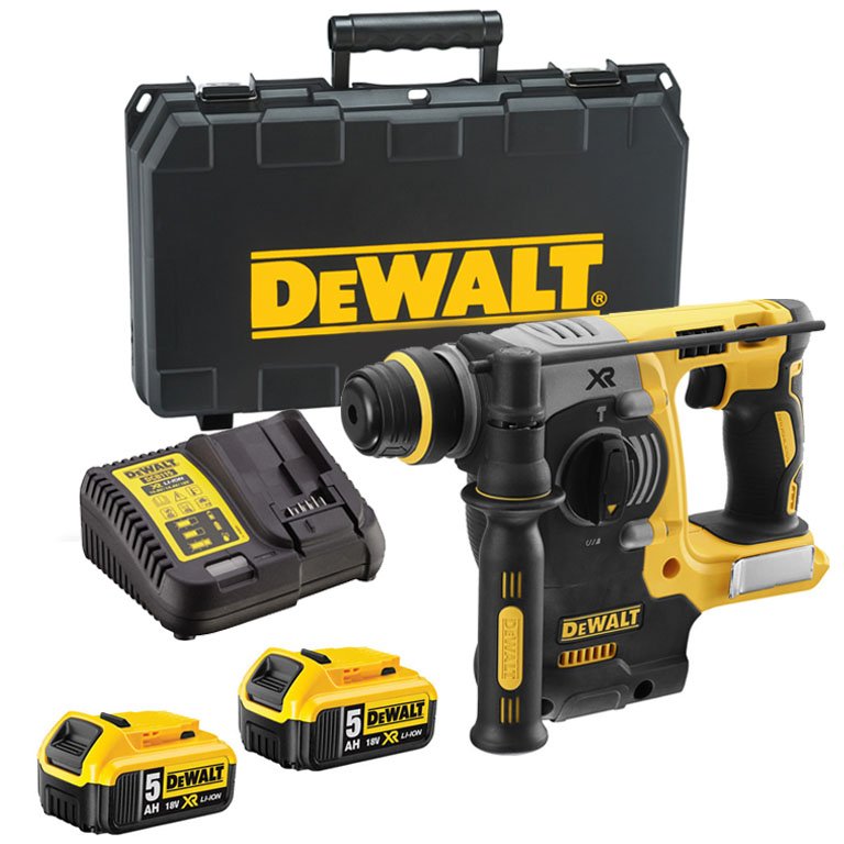 DeWALT 18v SDS-Plus Hammer - 2 x 5Ah - DCH273P2-GB