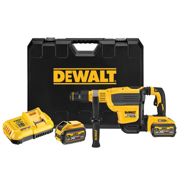 DeWALT 54V XR FLEXVOLT 45mm SDS-Max Rotary Hammer - DCH614X2-GB