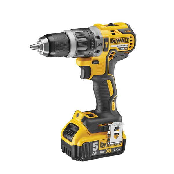 DeWALT 18v XR Brushless ToughSystem Twin Kit (DCD796 & DCF887) - 2 x 5Ah - DCK266P2-GB