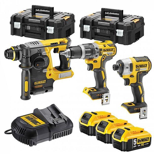 DeWALT 18v Brushless 3 Piece Kit - DCK368P3T-GB