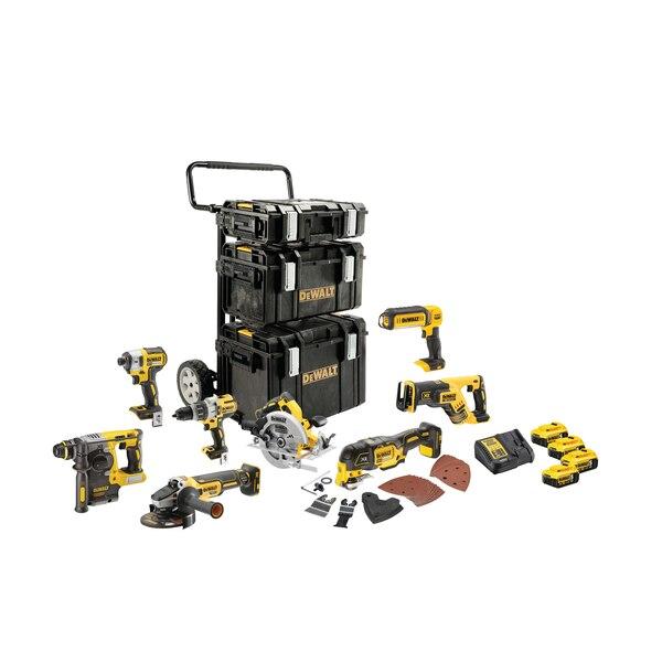 Dewalt 18v 8 Piece Brushless Kit - 4 x 5Ah - DCK853P4-GB