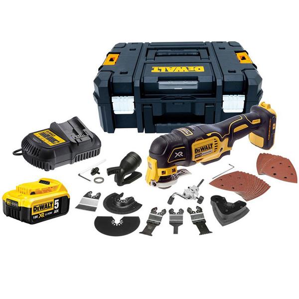 DeWALT 18v Oscillating Tool Multi Tool Kit - 1 x 5Ah - DCS355P1-GB