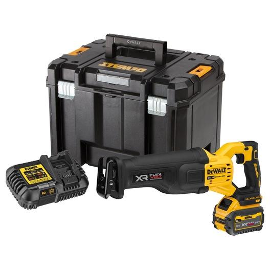 DeWALT 18v XR Reciprocating Saw With FLEXVOLT ADVANTAGE - 1 x 6Ah - DCS386T1-GB