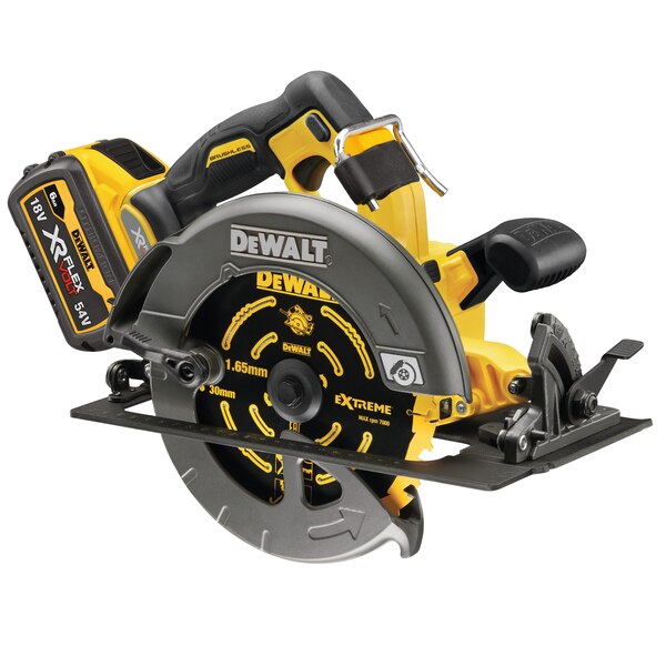 DeWALT 54V XR FLEXVOLT High Power 190mm Circular Saw - 2 x 6Ah - DCS578T2-GB