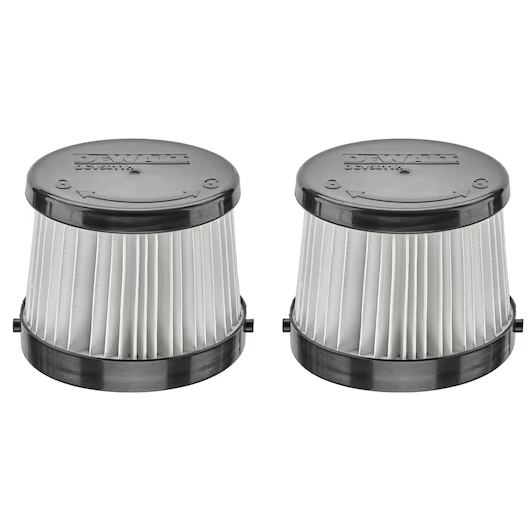 DeWALT Replacement HEPA Filters for the DCV501LN Vac - DCV5011H-XJ